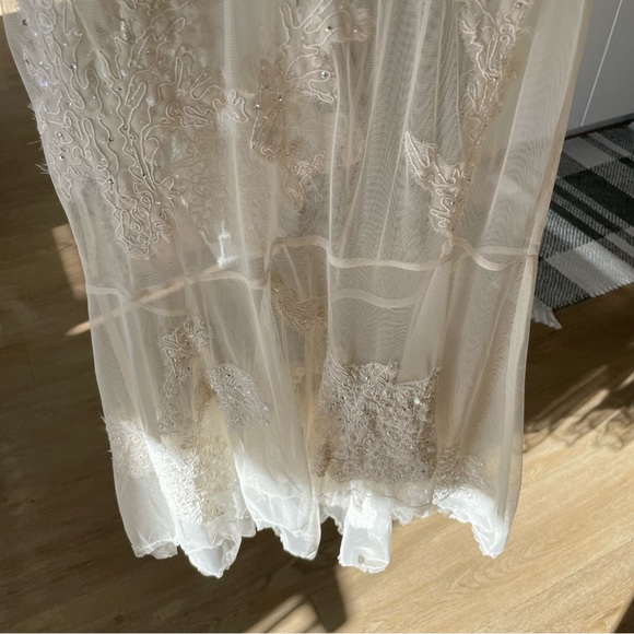 Vintage 90s Newport News Sheer Slip Dress - Picture 10 of 16